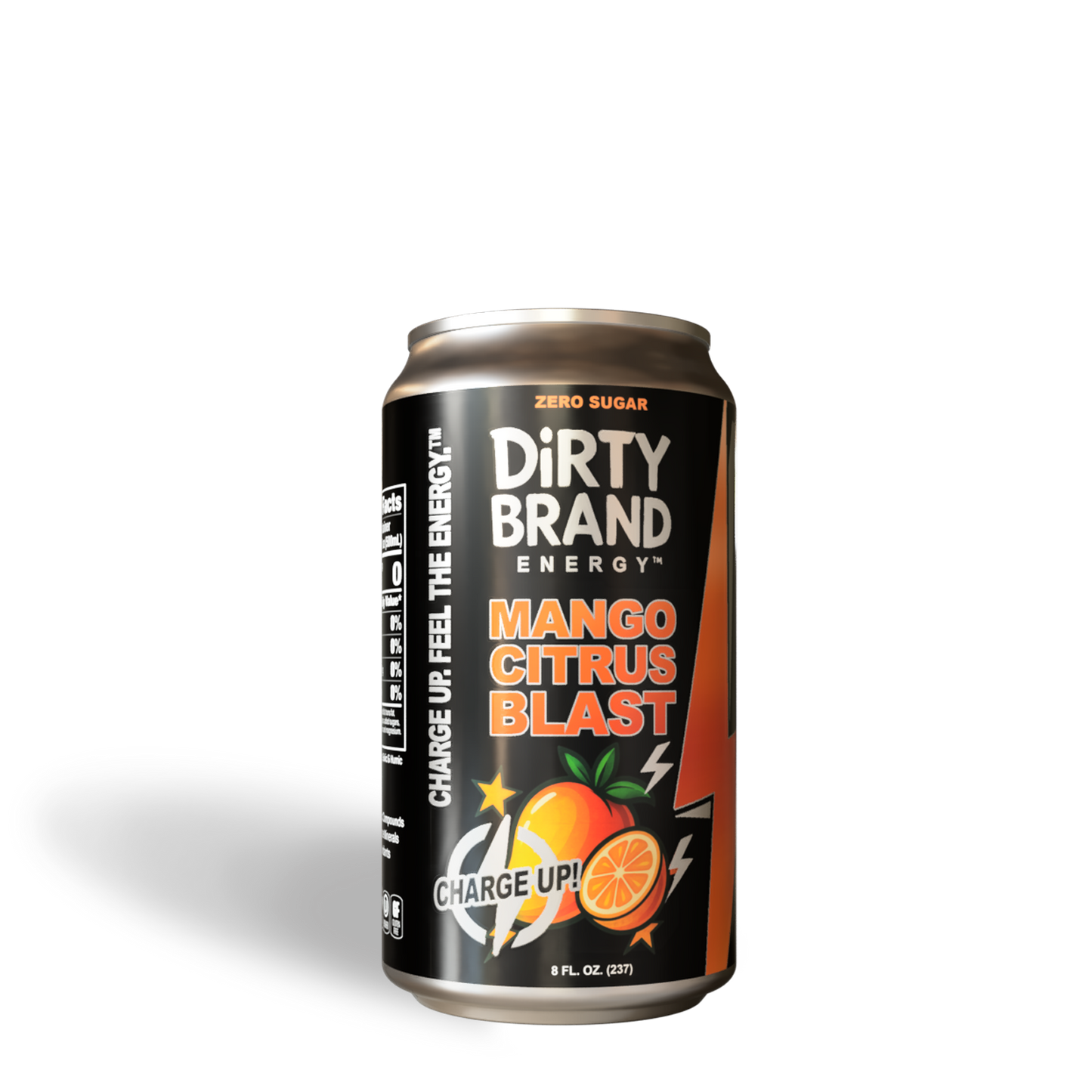 Dirty Brand Energy™ – Mango Citrus Blast (8 oz)
