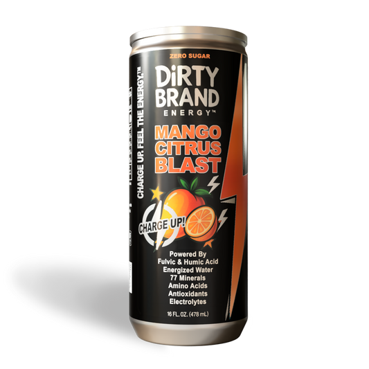 Dirty Brand Energy™ – Mango Citrus Blast (16 oz)