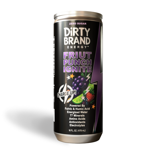 Dirty Brand Energy™ – Fruit Punch Ignite (16 oz)