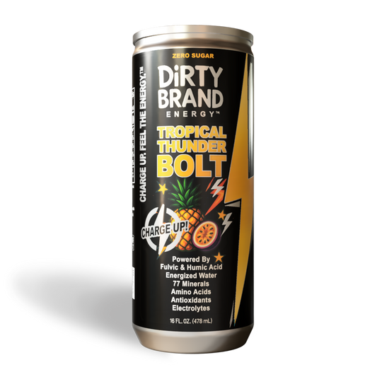 Dirty Brand Energy™ – Tropical Thunder Bolt (16 oz)