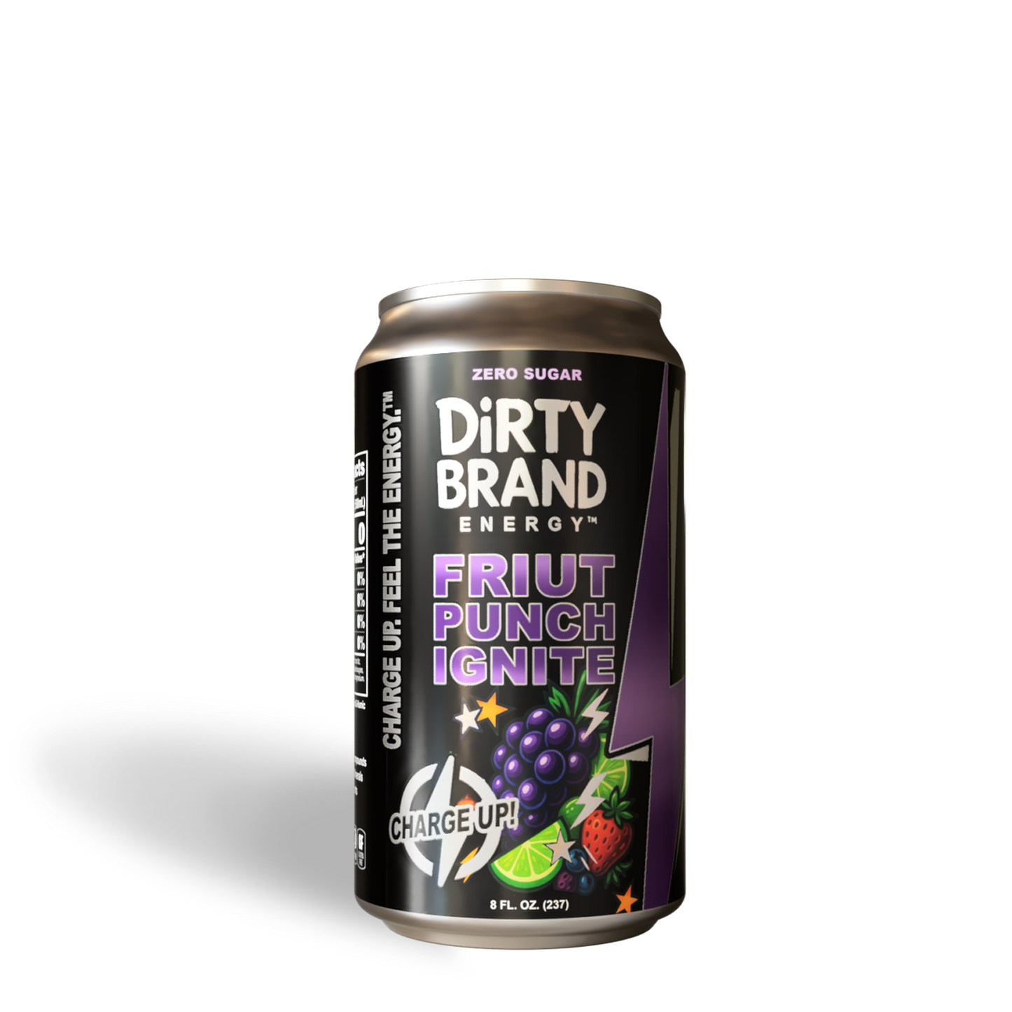 Dirty Brand Energy™ – Fruit Punch Ignite (8 oz)