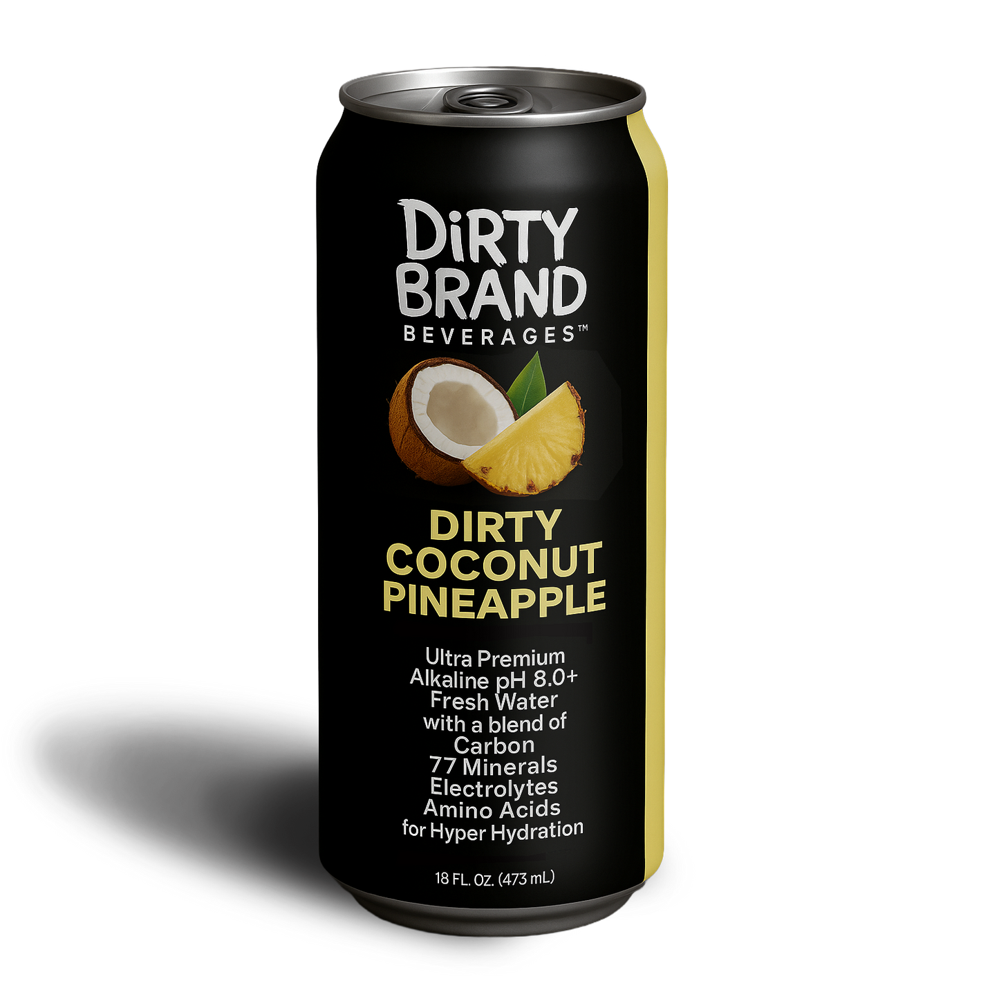 Dirty Brand – Dirty Coconut & Pineapple™ (16 oz Can)