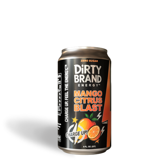 Dirty Brand Energy™ – Mango Citrus Blast (8 oz)