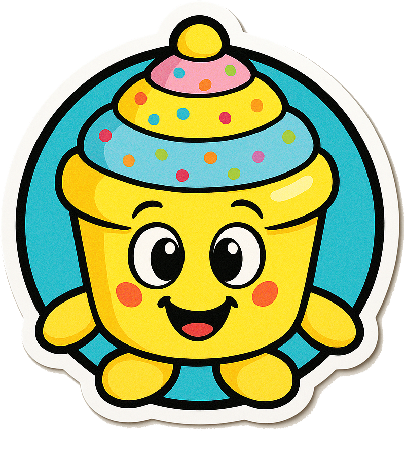 Yellow Cupcake — Birthday Sparkling Water