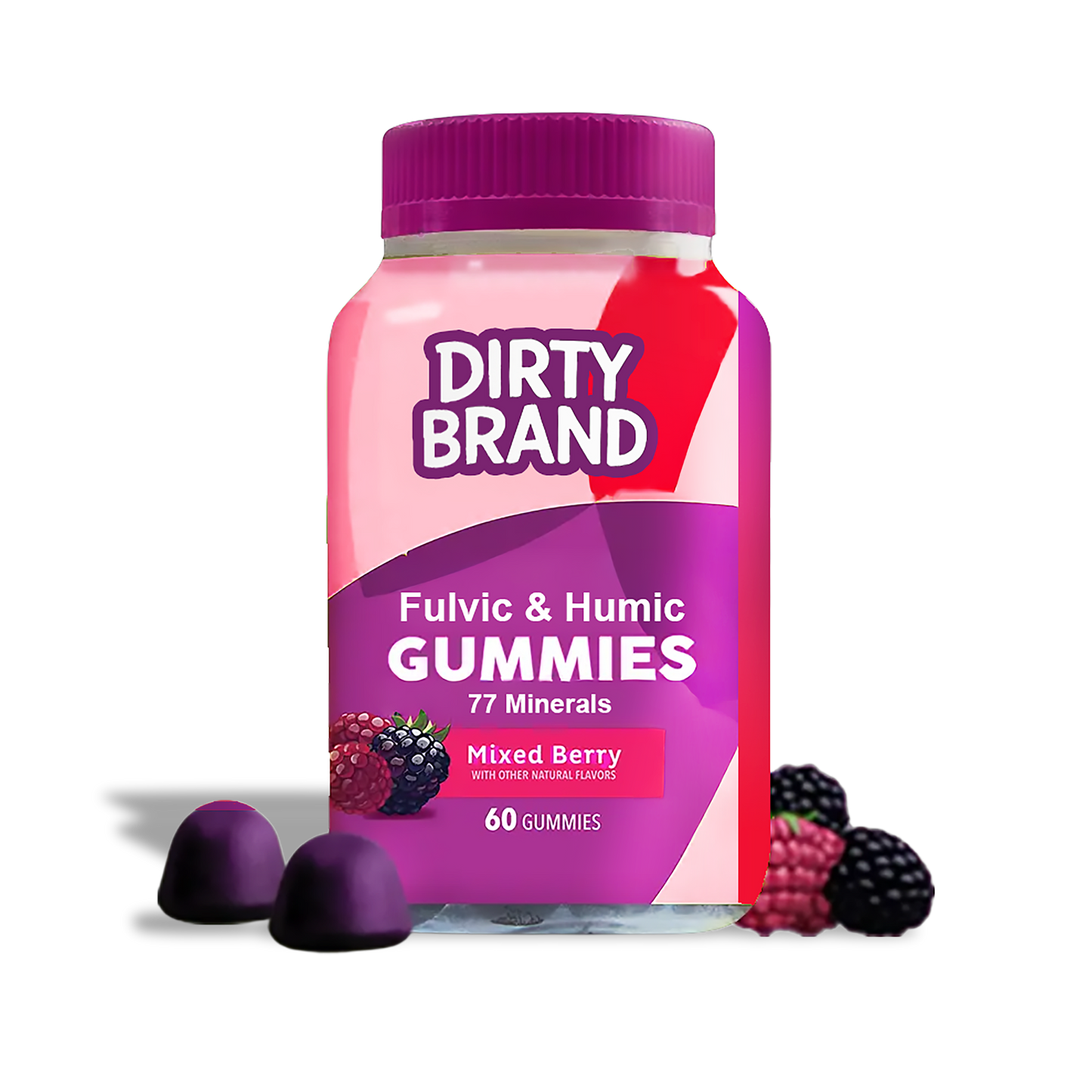 Dirty Brand Fulvic & Humic Gummies