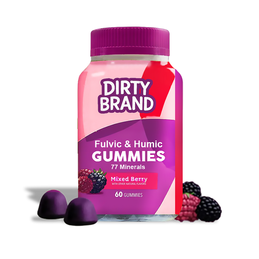 Dirty Brand Fulvic & Humic Gummies